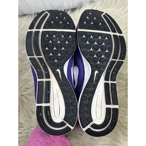 Nike Air Zoom Pegasus 34 Purple Running Shoes Womens Size 8 Athletic Trainer - Picture 7 of 9